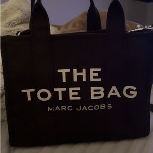Black small canvas Marc Jacob’s Tote Bag.